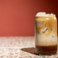 Iced Mocha Latte · A blend of cooled EllaMia espresso, milk, and dark chocolate.