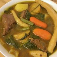 Bouyon/Soup · Beef/Goat stew with mixed vegetables (SATURDAY ONLY)