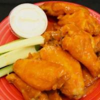 25 Wings · With Blue Cheese or Ranch and Celery