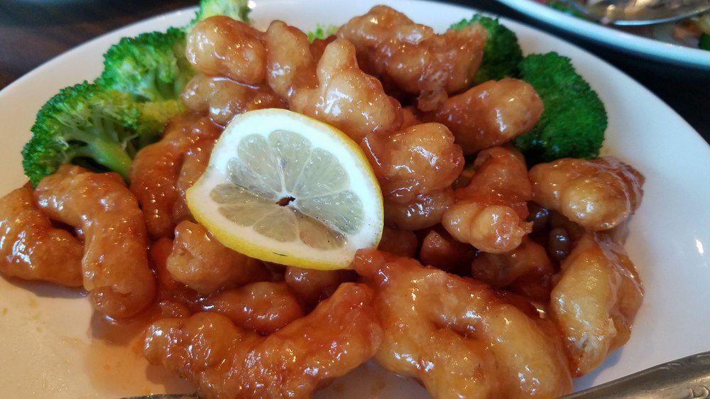 Lemon Chicken · Chunks of white chicken deep fried with home made special lemon sauce.