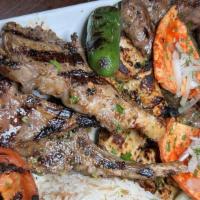 Chef'S Assorted Mixed Grill · Grilled lamb, beef, chicken, beef kofta and chicken thigh kebabs with the chefs special Midd...