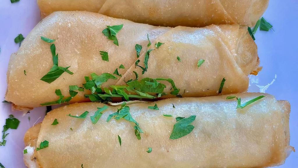 Cheese Borak Filo · This is an appetizer to fight over! Fresh Feta Cheese and Parsley is rolled and fried by Chef in a delicious Filo Pastry wrap until golden brown - with his incredible Arabian spice blends. Once you try this you will always want it again - it's that tasty!