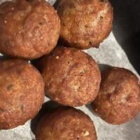 Meatballs · beef meatballs, parsley, garlic, parmigiano reggiano
