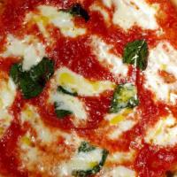 Margherita Pizza · San Marzano tomatoes, for di latte mozzarella, extra virgin olive oil, basil.