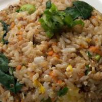 Chahan · New. Japanese style stir-fried rice with vegetables and egg. Option to add pork, chicken or ...