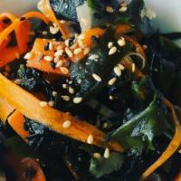 Seaweed Salad · Assorted seaweed and carrots with soy-sesame dressing