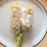 Elote · Mexican corn.