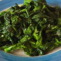 Broccoli Rabe · Sautéed broccoli rabe, with a hint of garlic and crushed red pepper.