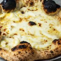 4 Formaggi · Smoked imported mozzarella from Napoli, Gorgonzola, Parmigiano Reggiano, shaved caciotta and...