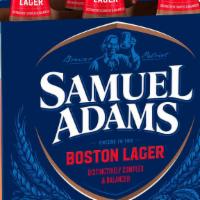 Samuel Adams Beers · Served cold.