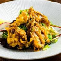 Soft Shell Crab Tempura · Served with spicy creamy sauce