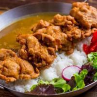 Crispy Chicken Japanese Curry · Beef-based curry simmered for over 6 hours, served with steamed rice and green salad.