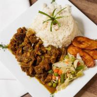Small Curry Goat Meal · 