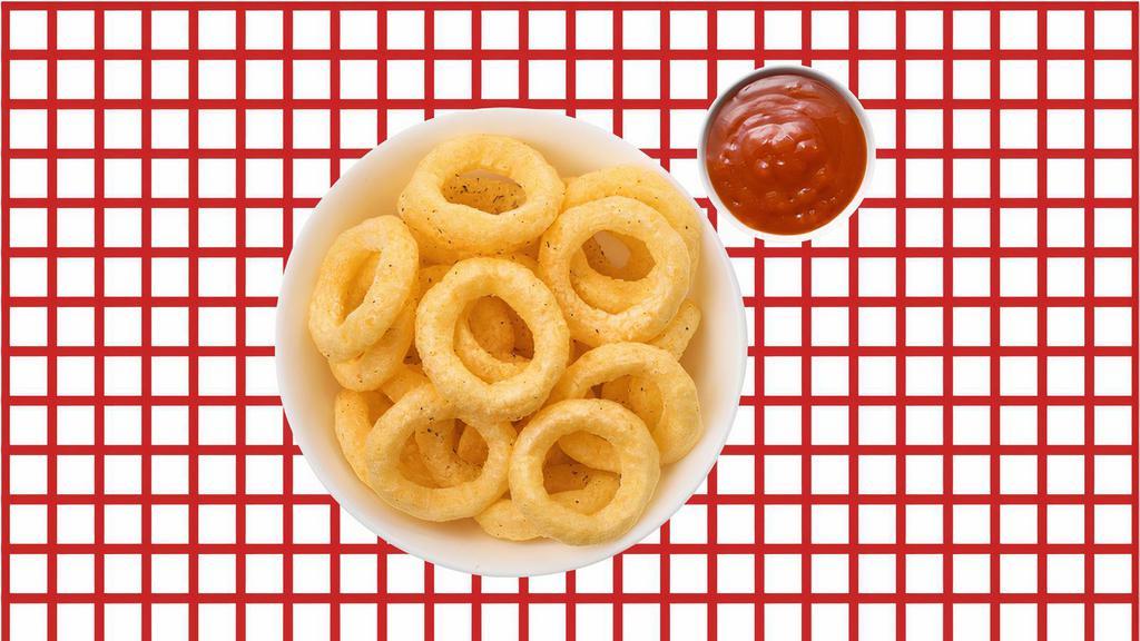Og Halo Rings · Onion rings crumbed and fried till golden and crisp.