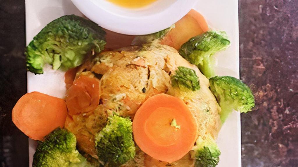 Vegetable Cheese Mofongo · with vegetables, garlic and fried cheese. if no cheese please comment