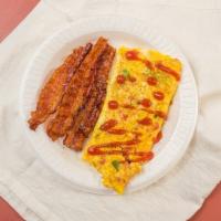 Three Egg Omelette Special · Three eggs...three items. you pick.
