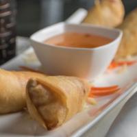 Vegetable Spring Roll · Served with sweet plum sauce.