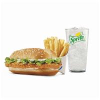 Original Chicken Sandwich Meal · Our Original Chicken Sandwich is made with white meat chicken, lightly breaded and topped wi...