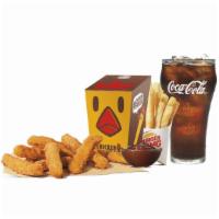 9Pc Chicken Fries Meal · Made with white meat chicken, our Chicken Fries are coated in a light crispy breading season...