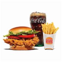 Ch'King Deluxe Meal · Our Hand-Breaded Crispy Chicken Sandwich is made with 100% white meat chicken breast, hand-b...