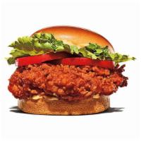 Spicy Ch'King Deluxe · Our Spicy Hand-Breaded Deluxe Crispy Chicken Sandwich is made with a seasoned 100% white mea...