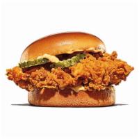 Ch'King · Our Hand-Breaded Crispy Chicken Sandwich is made with a seasoned 100% white meat chicken bre...