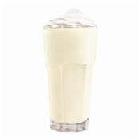 Vanilla Shake · Cool down with our creamy Vanilla Hand Spun Shake. Velvety vanilla soft serve and vanilla sa...