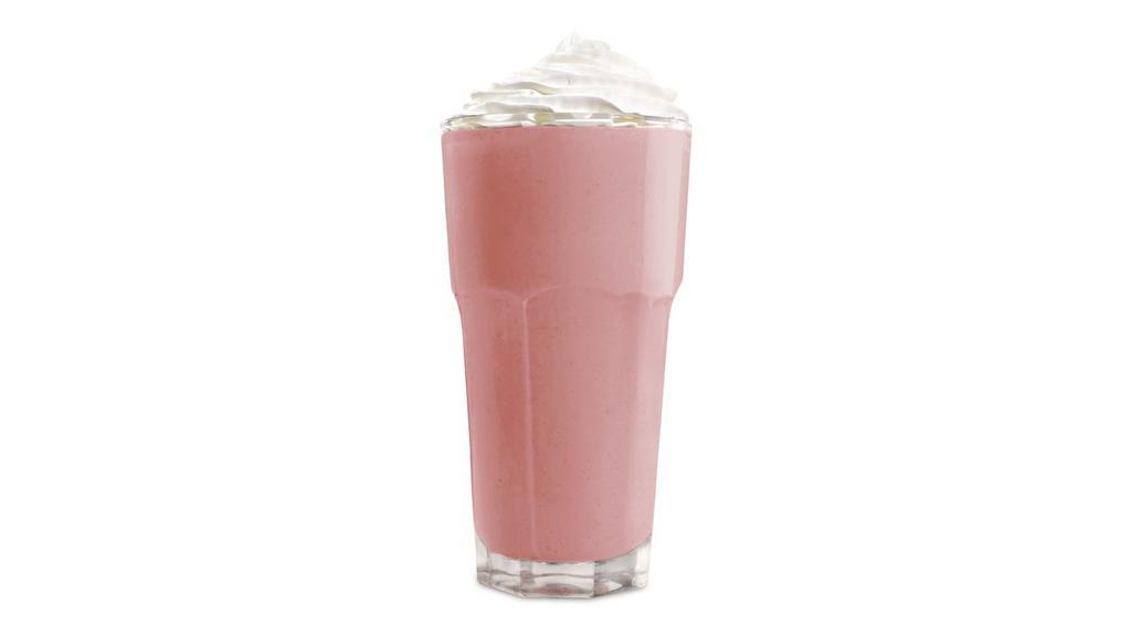 Strawberry Shake · Cool down with our creamy Hand Spun Shake. Velvety vanilla soft serve and your choice of flavor are blended to perfection just for you.