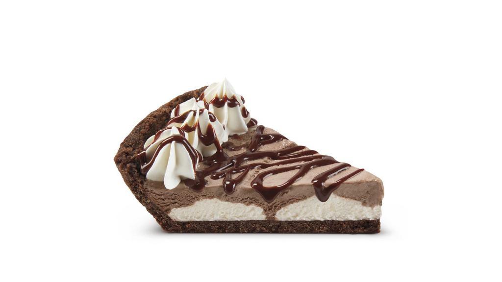 Hersheys® Sundae Pie · Say hello to our HERSHEYS® Sundae Pie. One part crunchy chocolate crust and one part chocolate crème filling, garnished with a delicious topping and real HERSHEYS® Chocolate Chips.The HERSHEYS® trademark and trade dress are used under license.