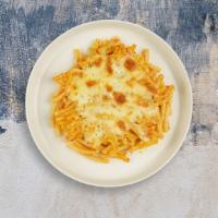Baked Ziti Of Pasta · Freshly ground beef, marinara sauce, alfredo sauce, mozzarella cheese, and parmesan with zit...
