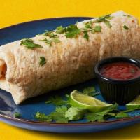 Classic Burrito · Burrito with your choice of meat, rice, beans, lettuce, pico de gallo, and salsa