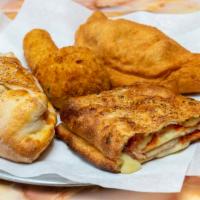 Chicken Calzone · Ricotta and mozzarella.