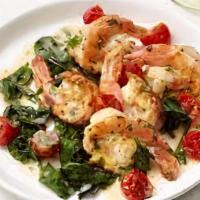 Shrimp Franchese · Shrimp with a lemon-butter and white sauce.
