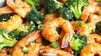 Shrimp & Broccoli · 