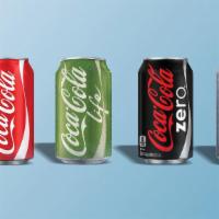 Carbonated Soda Can · Your choice of soda to quench your thirst!