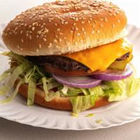 Cheeseburger With Fries & Soda · 