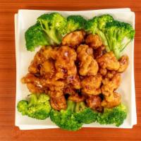 General Tso'S White Meat Chicken · Tender white meat chicken breaded deep fried cooked with spicy flavored sauce. Hot and spicy.