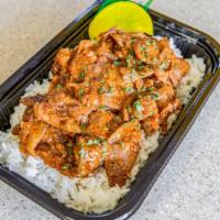 Spicy Pork Bento · Spicy Pork on a bed of rice or tossed salad.
Tasty pork meat stir fried with our house made ...