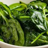 Sauteed Greens · Seasonal Greens Sauteed In Olive Oil.