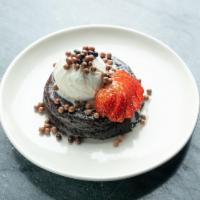 Chocolate Cake · Flourless Chocolate Cake (Gluten Free), Vanilla Ice Cream.
