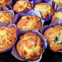 Muffins · Best selling pineapple coconut, blueberry and white chocolate macadamia nut.