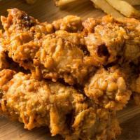 5 Piece Tenders · Made to order freshly breaded and fried jumbo chicken tenders served with  choice of dust an...