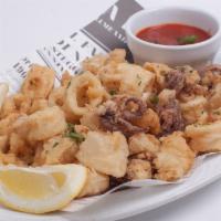 Fried Calamari · Tossed in flour and fried golden brown.