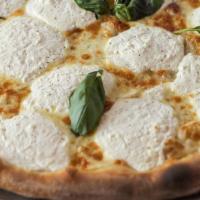 White Pizza · Mozzarella & ricotta.