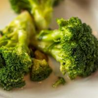Broccoli · Sauteed broccoli with garlic & oil.