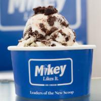Mint Condition · Natural mint ice cream and triple fudge chocolate brownie pieces