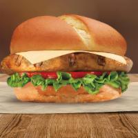 Grilled Chicken Sandwich · Includes Mayo, Lettuce, Tomato, & Swiss Cheese