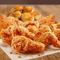12 Piece Chicken W/ 6 Biscuit'S  · Tender, juicy, and crisp 100% natural chicken with a flaky, buttery, freshly baked biscuit.,...