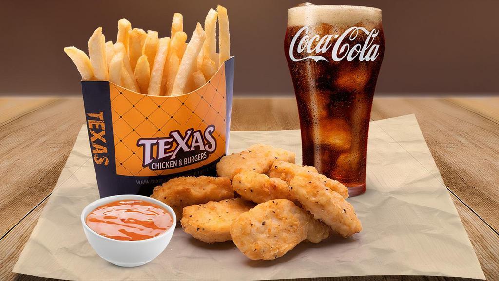 6 Nuggets With Fries & Soda · 