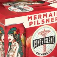 Coney Island Mermaid Pilsner 6Pk · German Style Pilsner - Coney Island, NY - 5.2% ABV - 12oz Can - Mermaid Pilsner is a light-b...